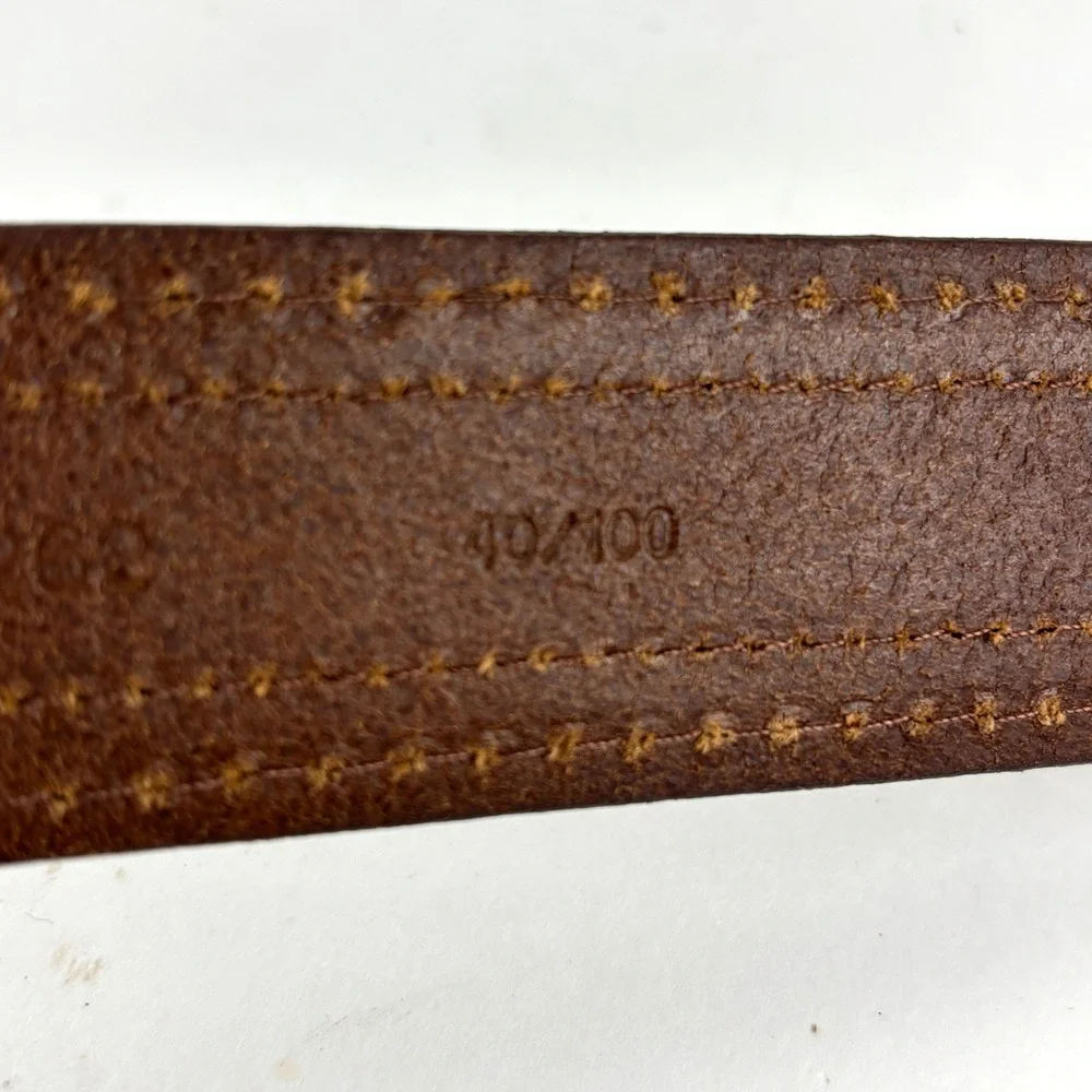 New Realtree Leather Belt Mens 40 Brown Stitched Rugged Outdoor Accessory Rustic